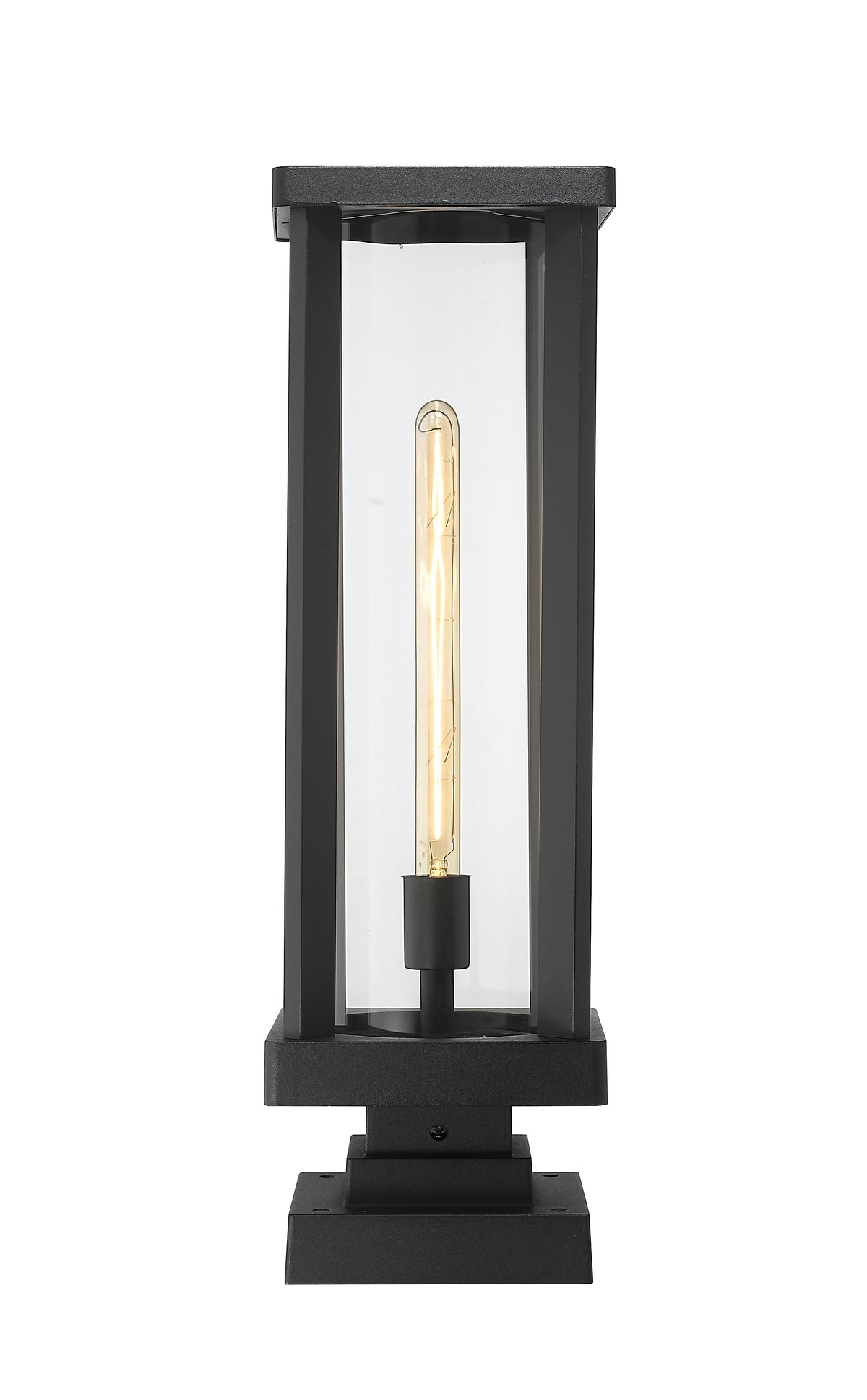 Lanterne extérieure sur socle Glenwood Carré, 22 1/2" – vue 4