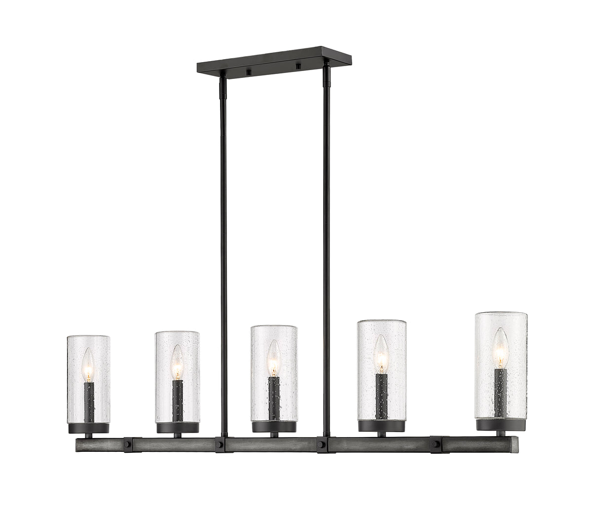 Suspension linéaire Marlow Bardeau gris cendré – vue 5