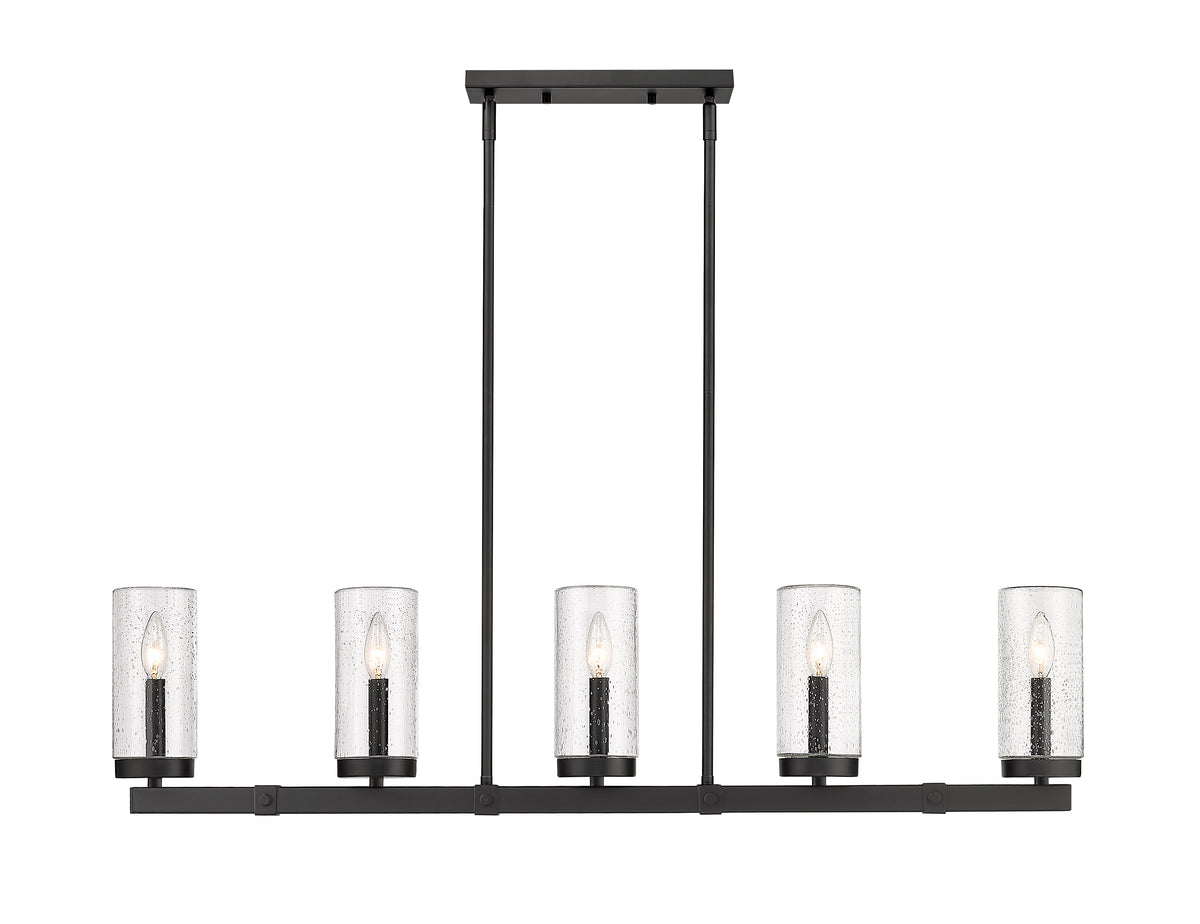 Suspension linéaire Marlow Noir mat – vue 4