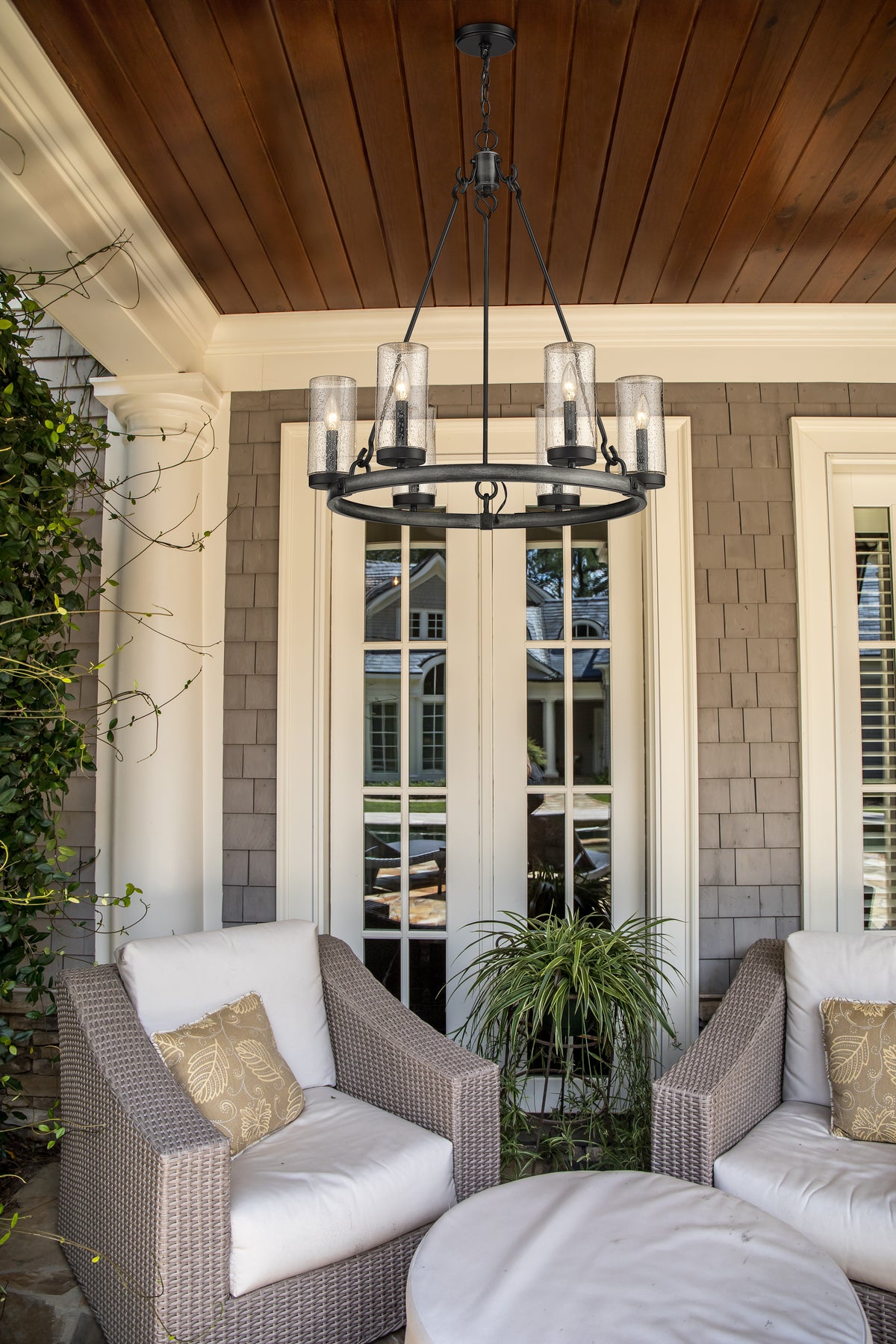 Lustre extérieur Marlow Bardeau gris cendré – vue 2