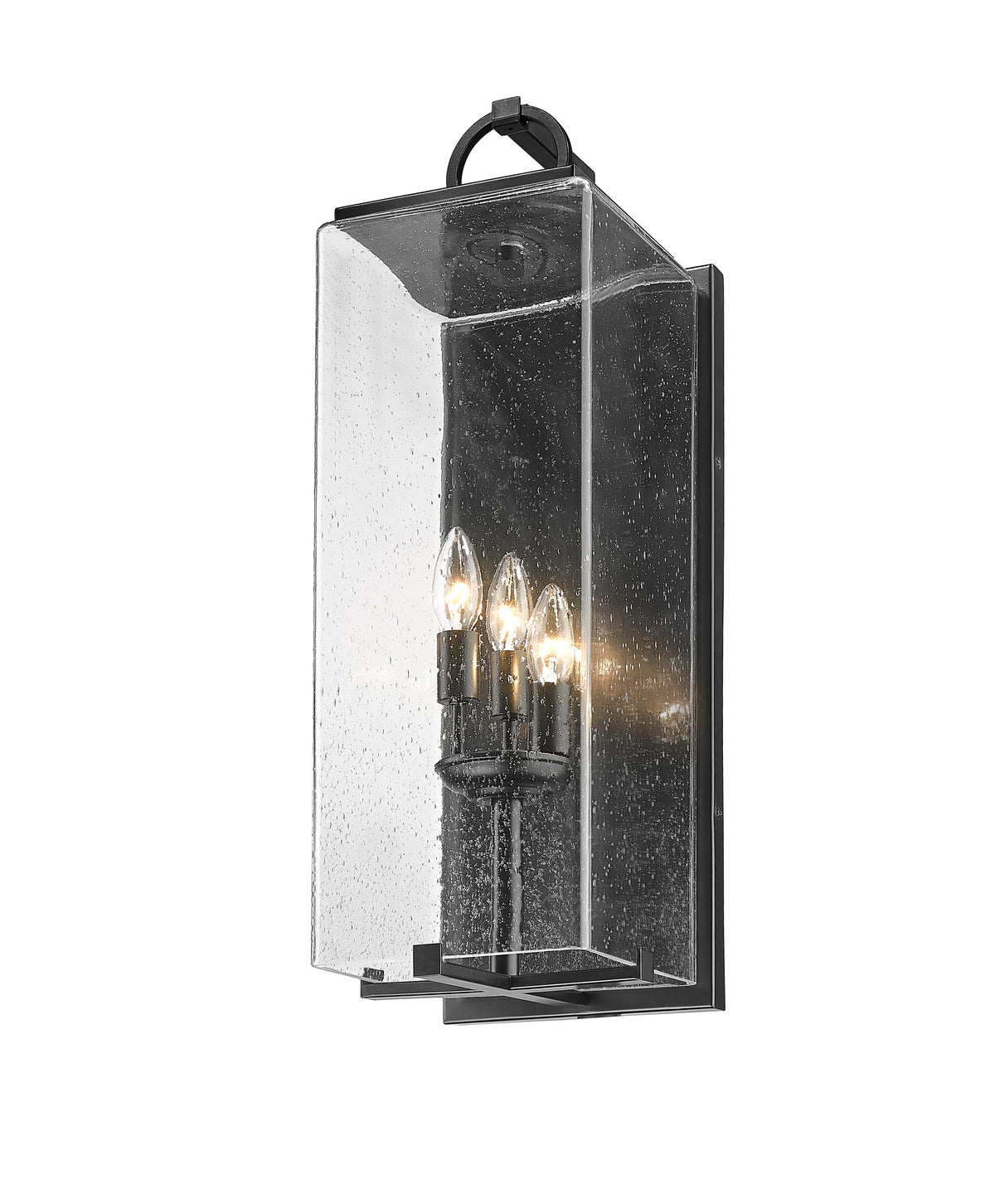 Applique extérieure Sana Grené transparent, 7 1/2" – vue 4