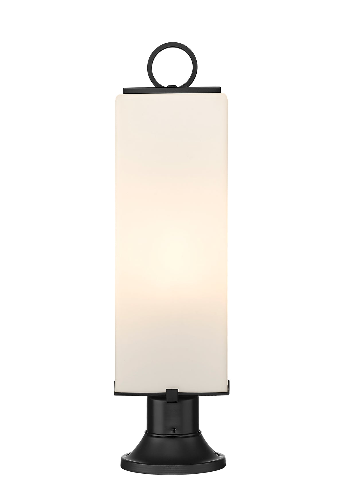 Lanterne extérieure sur socle Sana Rond, Opale blanc, 8 1/4" – vue 4