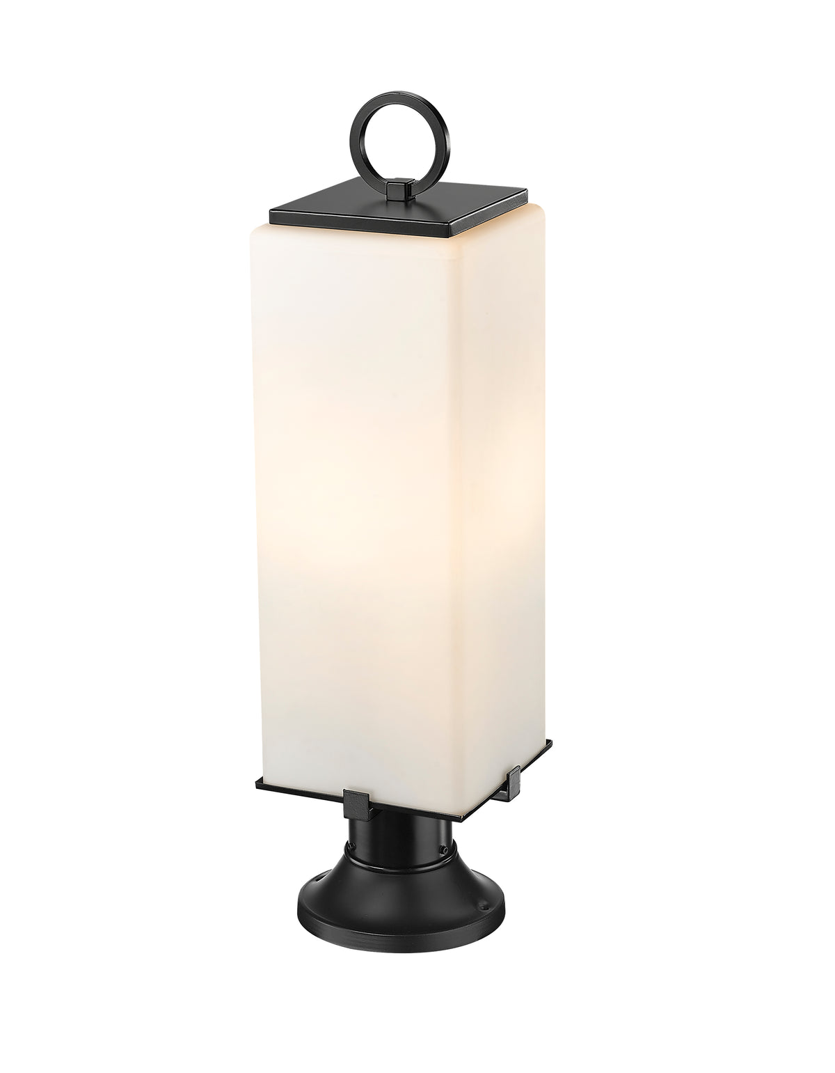 Lanterne extérieure sur socle Sana Rond, Opale blanc, 8 1/4" – vue 5