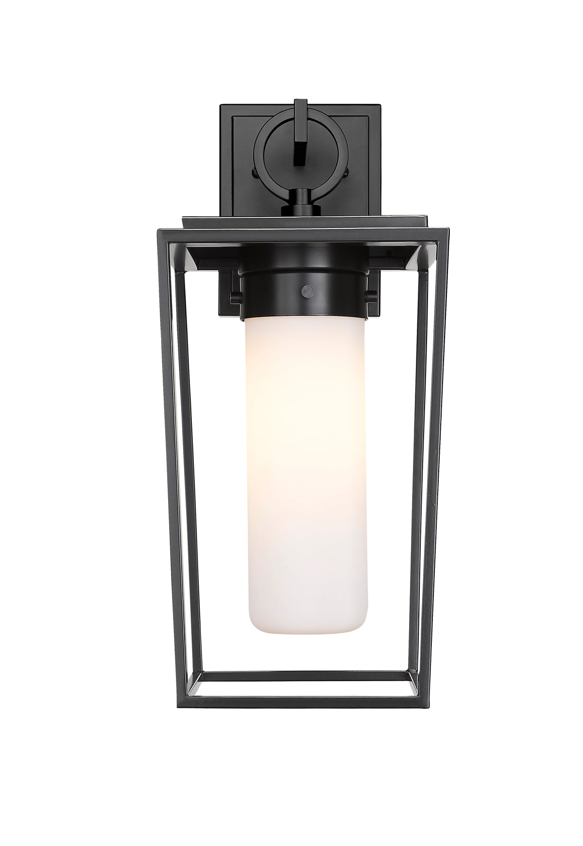 Lanterne murale extérieure Sheridan Opale blanc, 18" – vue 5
