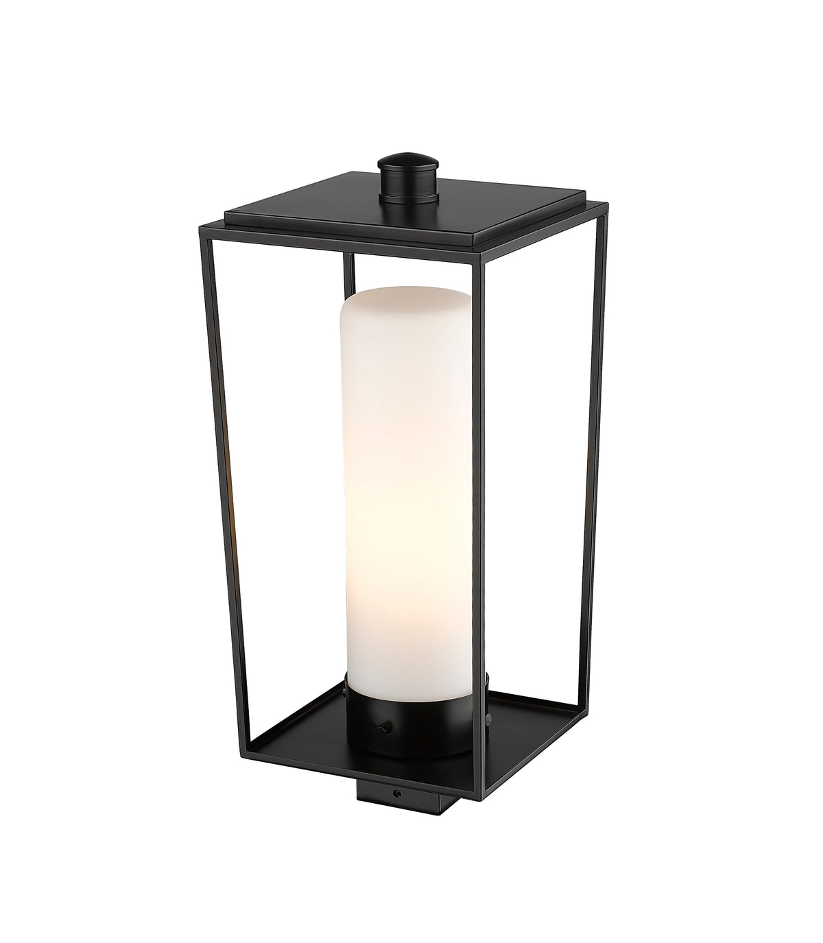 Tête de pôteau extérieure Sheridan Carré, 10", Opale blanc – vue 2