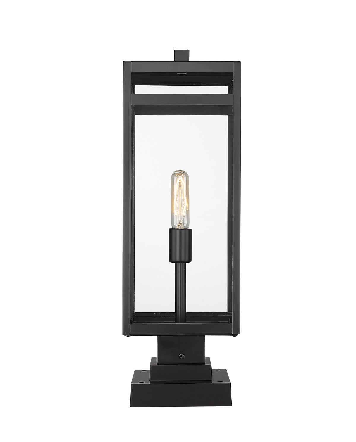 Lanterne extérieure sur socle Nuri Carré décoratif, 23 1/2" – vue 4