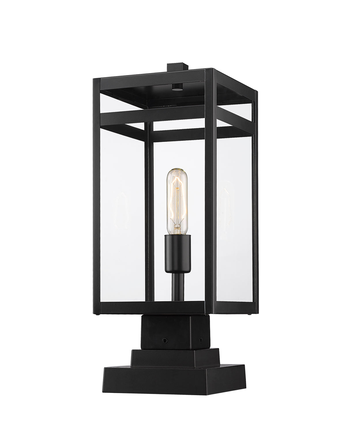 Lanterne extérieure sur socle Nuri Carré décoratif, 19 3/4" – vue 4