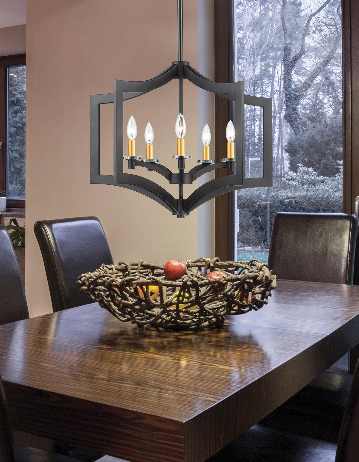 Lustre Zander Bronze – vue 3