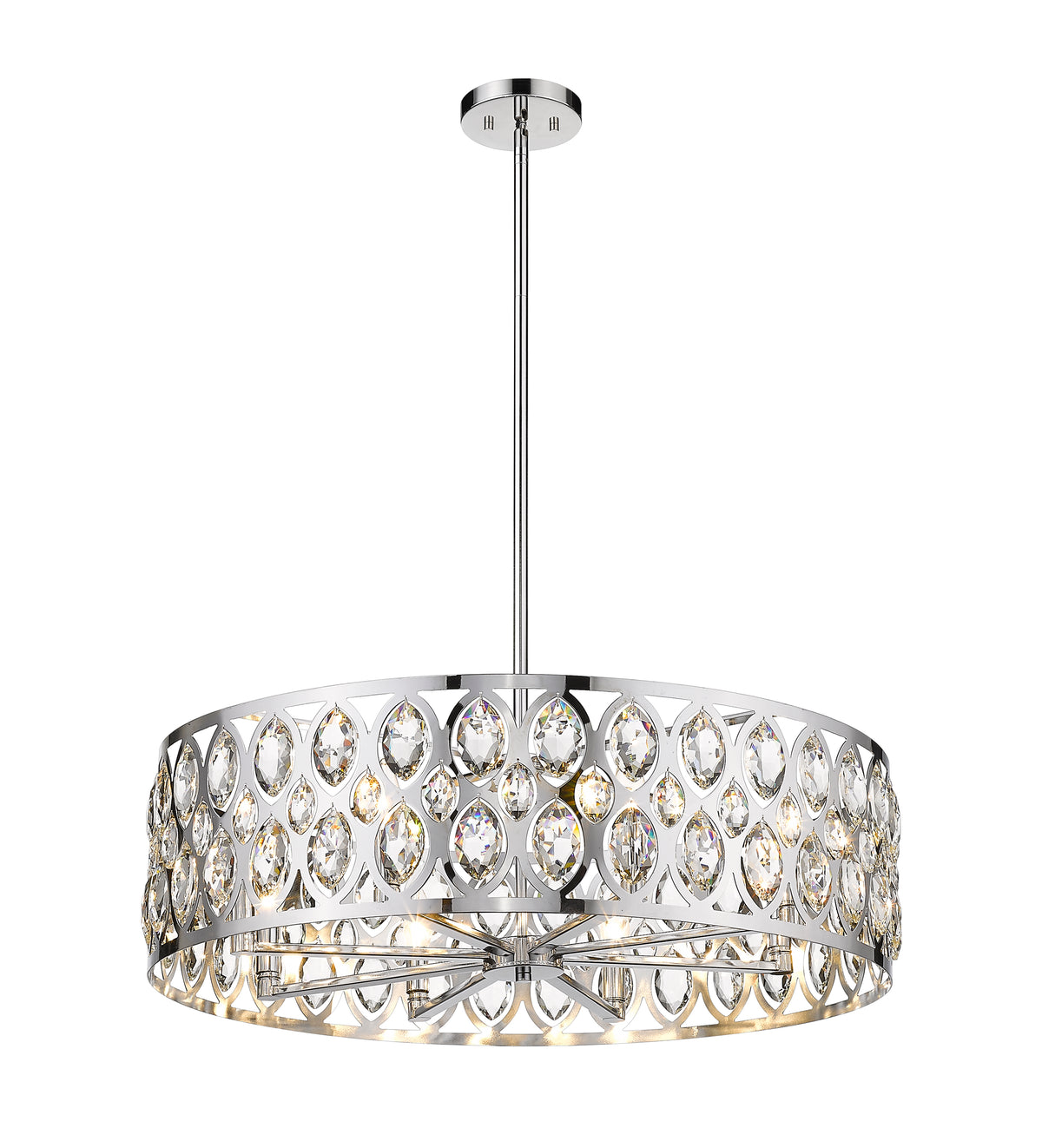 Suspension Dealey Chrome, 30 1/4" – vue 5