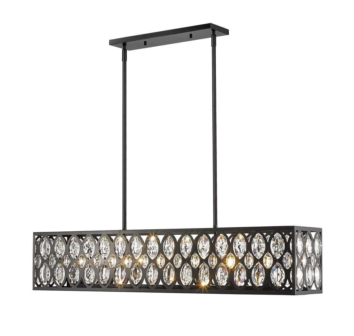 Suspension linéaire Dealey Noir mat – vue 5