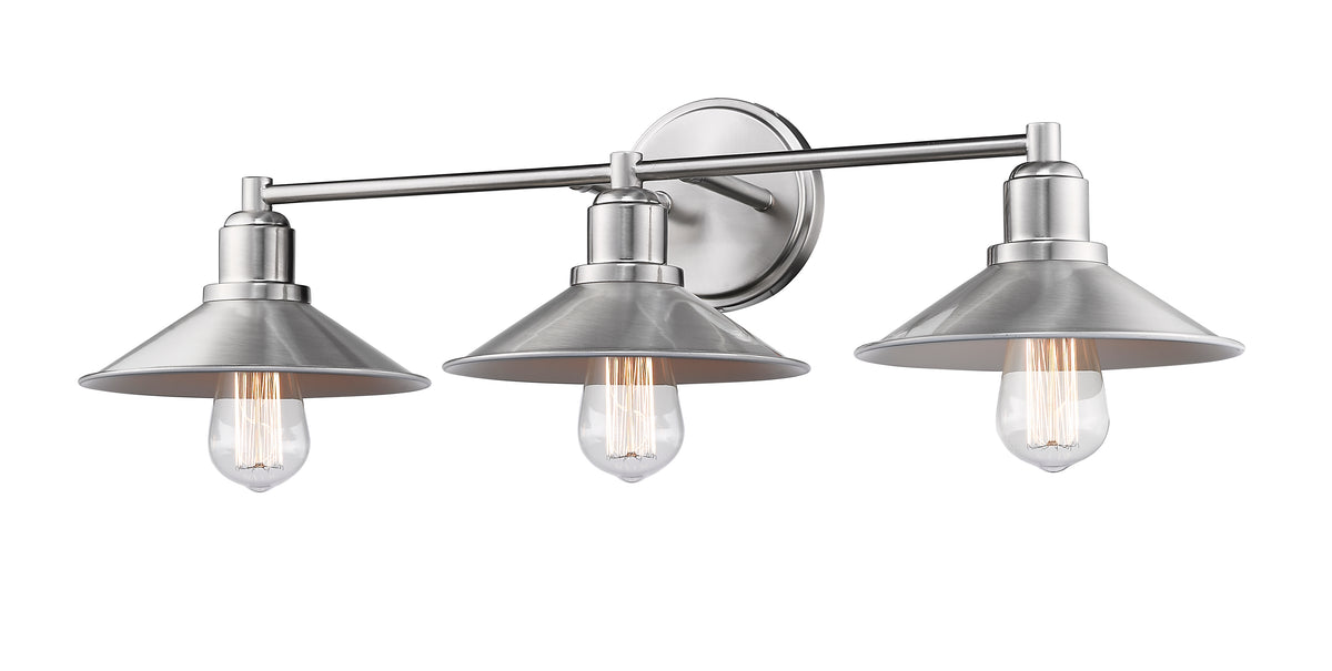 Luminaire de vanité Casa Nickel brossé, 27" – vue 3