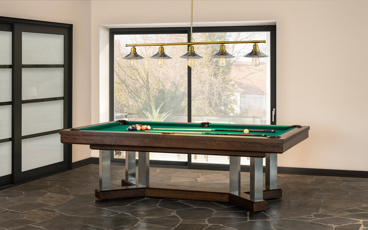 Suspension linéaire Casa Laiton de fonderie, Nickel brossé – vue 2