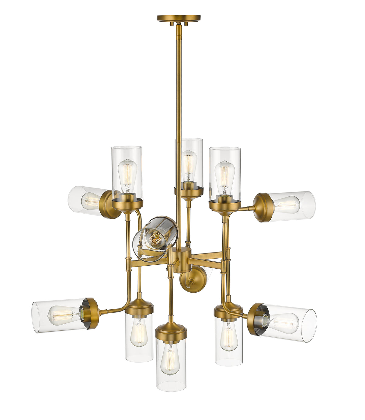 Lustre Calliope Laiton de fonderie, 36" – vue 2