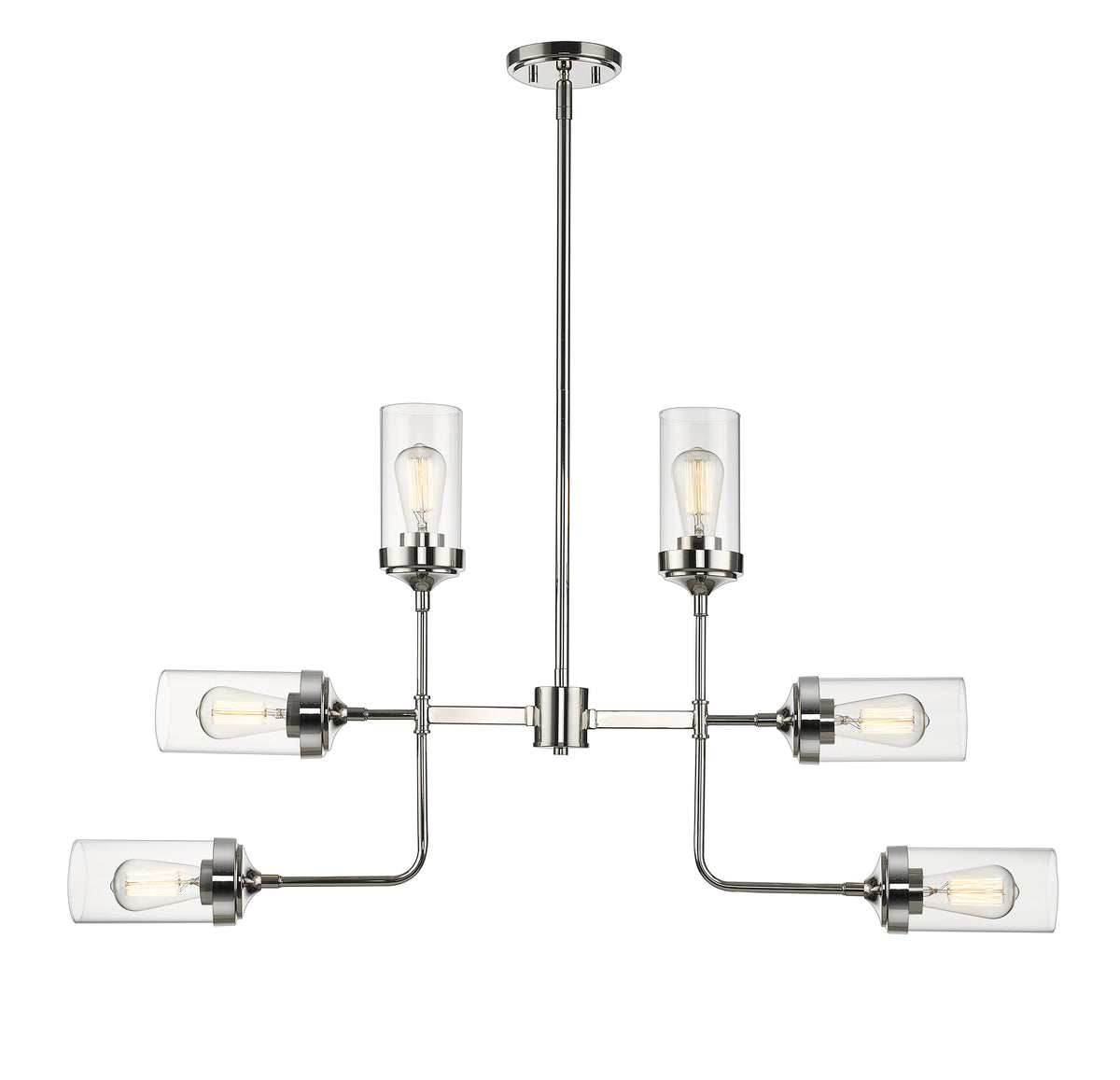 Lustre Calliope Nickel poli, 41 1/2" – vue 3