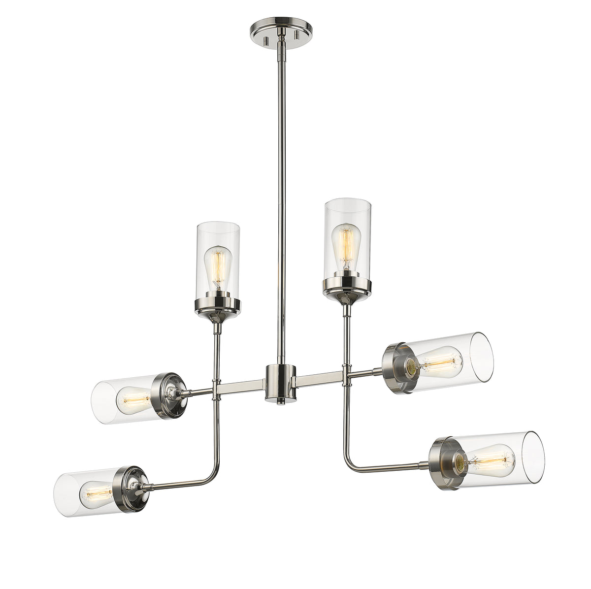 Lustre Calliope Nickel poli, 41 1/2" – vue 4