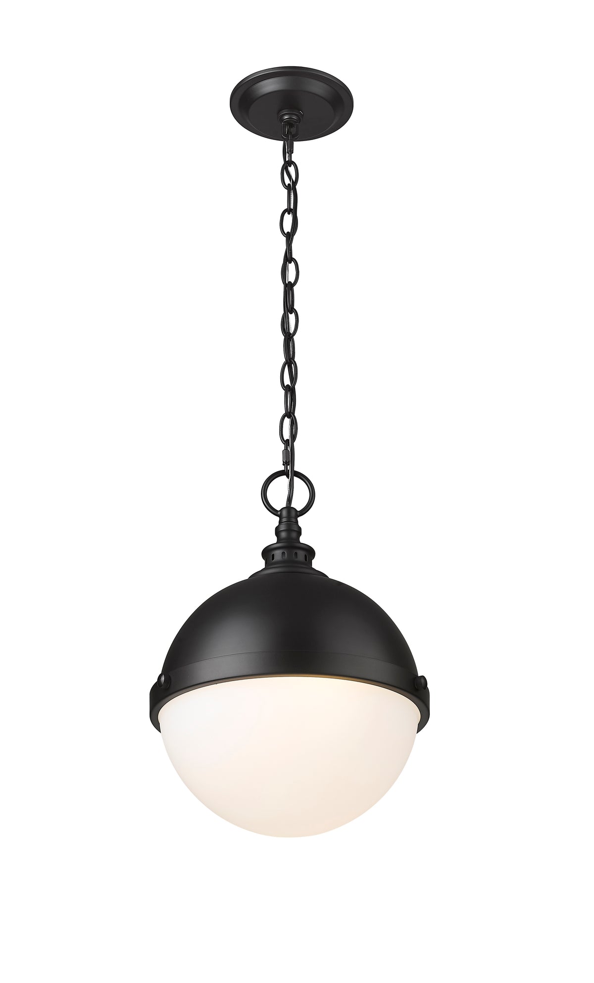 Suspension Peyton Noir mat, 11 1/2" – vue 4