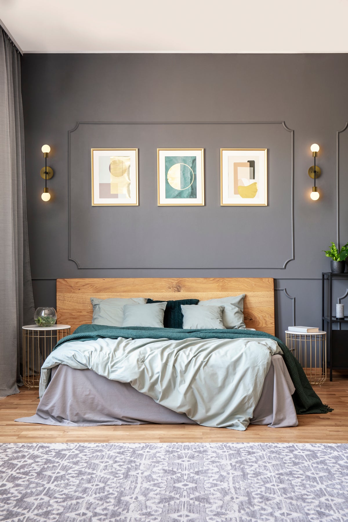 Applique murale Neutra Noir mat + Laiton fonderie, nombre ampoules 2 – vue 2