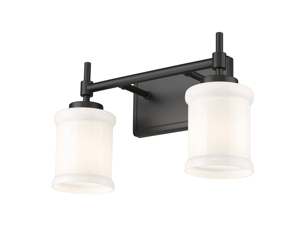 Luminaire de vanité Cadoc Noir mat, 15" – vue 4