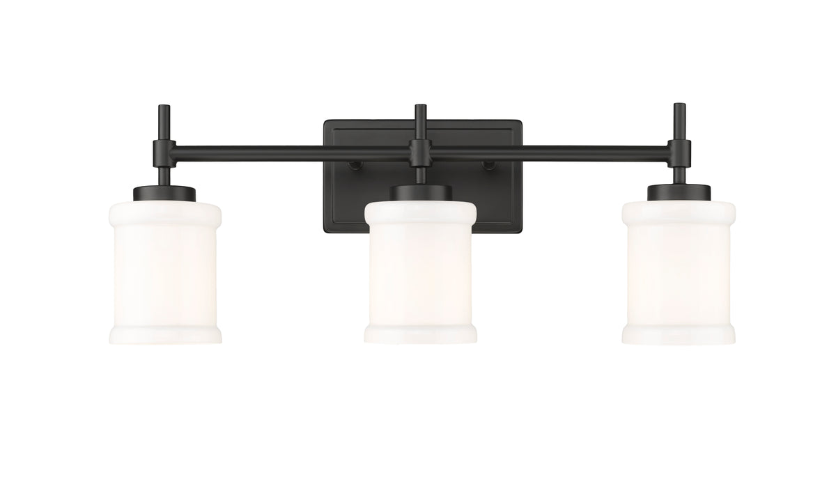 Luminaire de vanité Cadoc Noir mat, 23 1/2" – vue 5