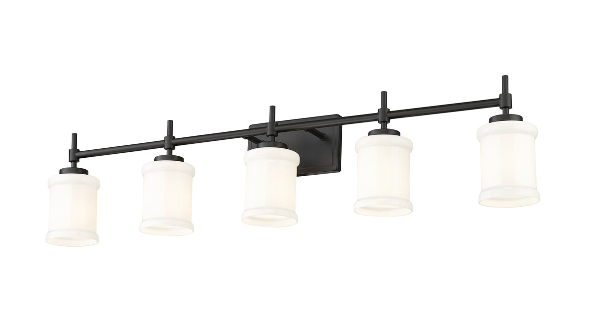 Luminaire de vanité Cadoc Noir mat, 40 1/2" – vue 4
