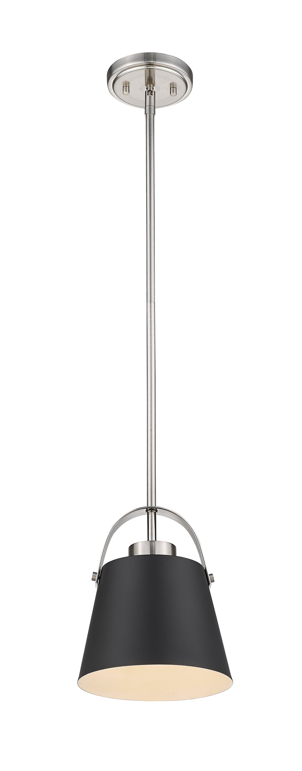 Mini-suspension Z-Studio Noir mat + Nickel brossé – vue 4