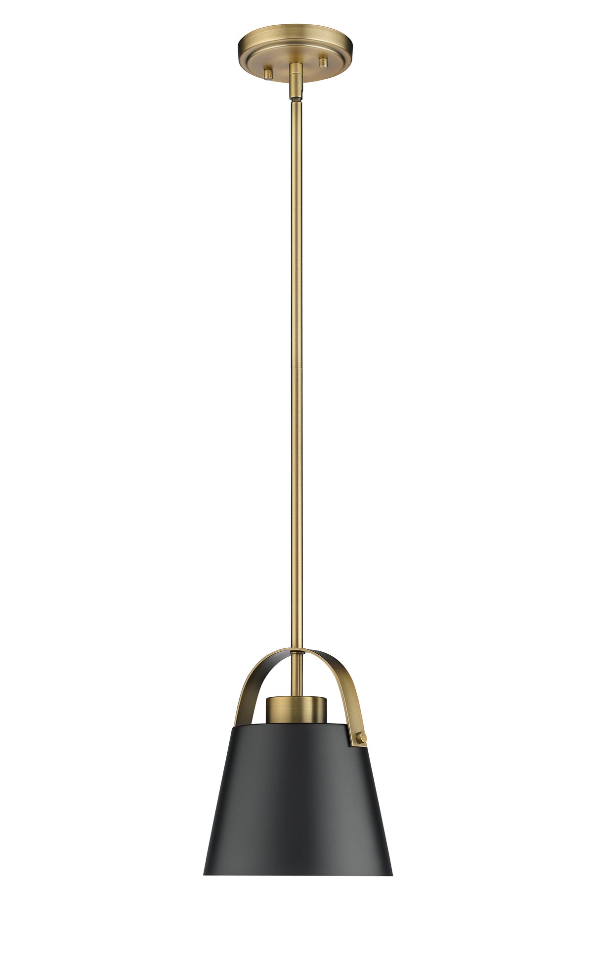 Mini-suspension Z-Studio Noir mat + Laiton patrimoine – vue 5
