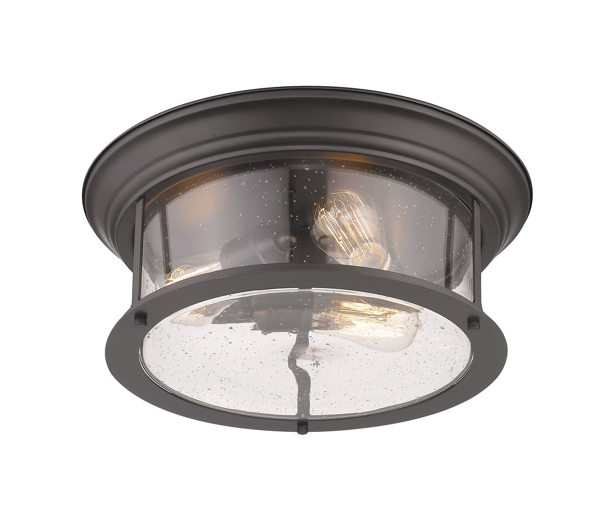 Plafonnier Sonna Bronze, Grené transparent, 15 1/2" – vue 5