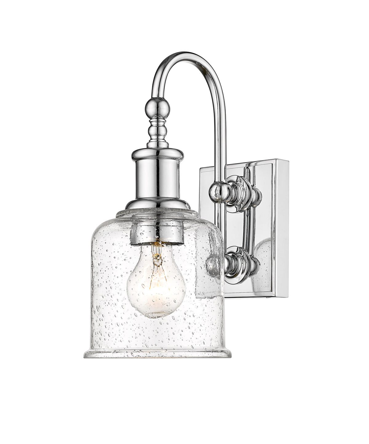 Applique murale Bryant Chrome, Grené transparent – vue 5