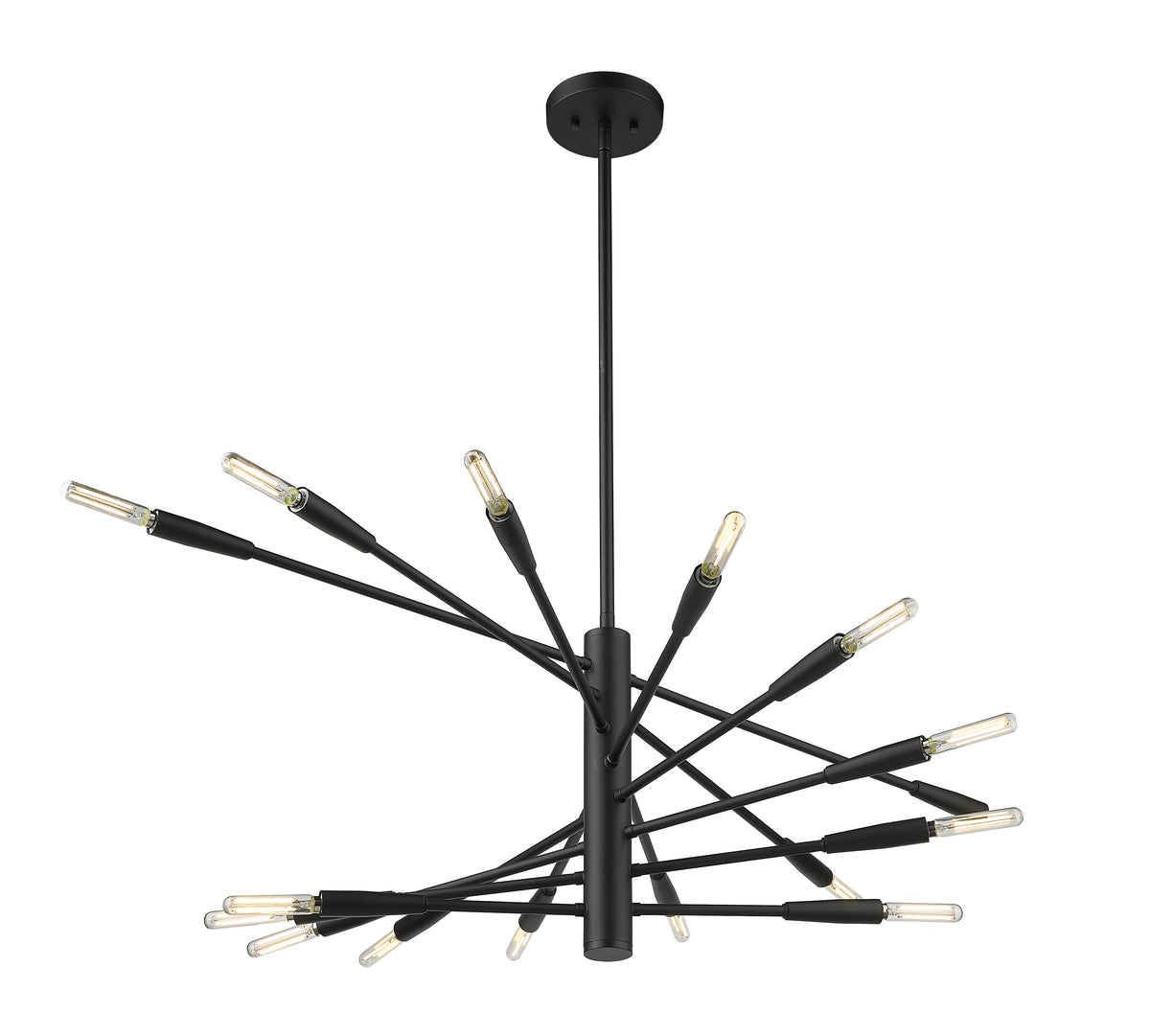 Lustre linéaire Ascension Noir mat, 32" – vue 5