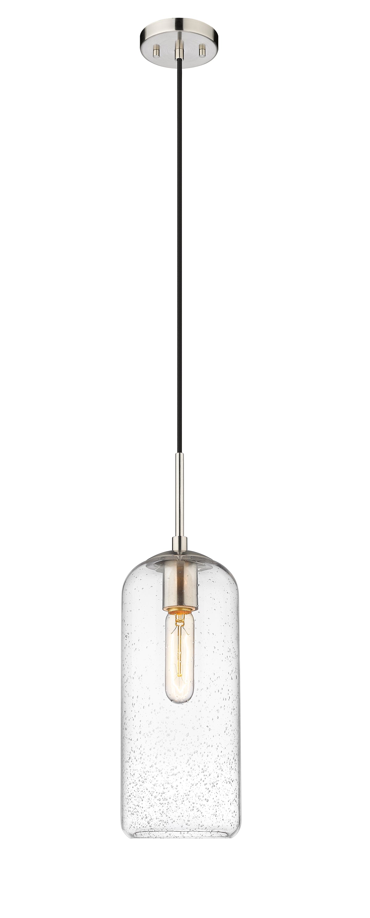 Mini-suspension Monty Nickel brossé, Grené transparent, 17" – vue 4