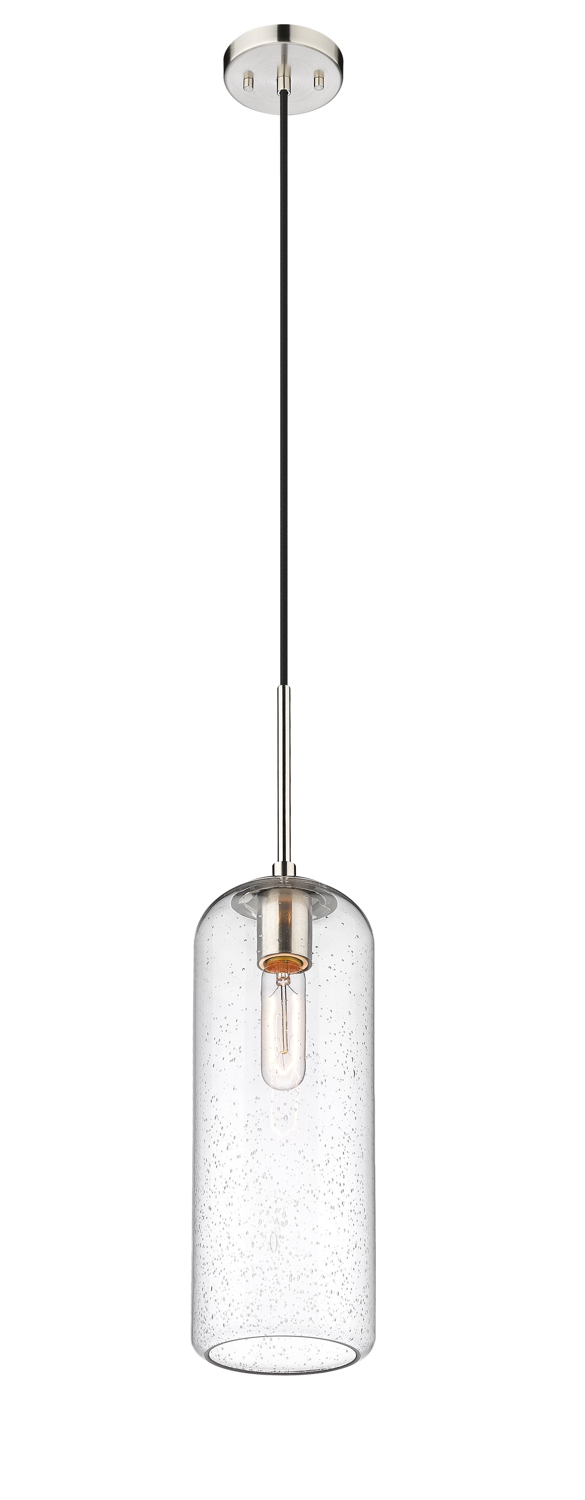 Mini-suspension Monty Nickel brossé, Grené transparent, 22" – vue 5