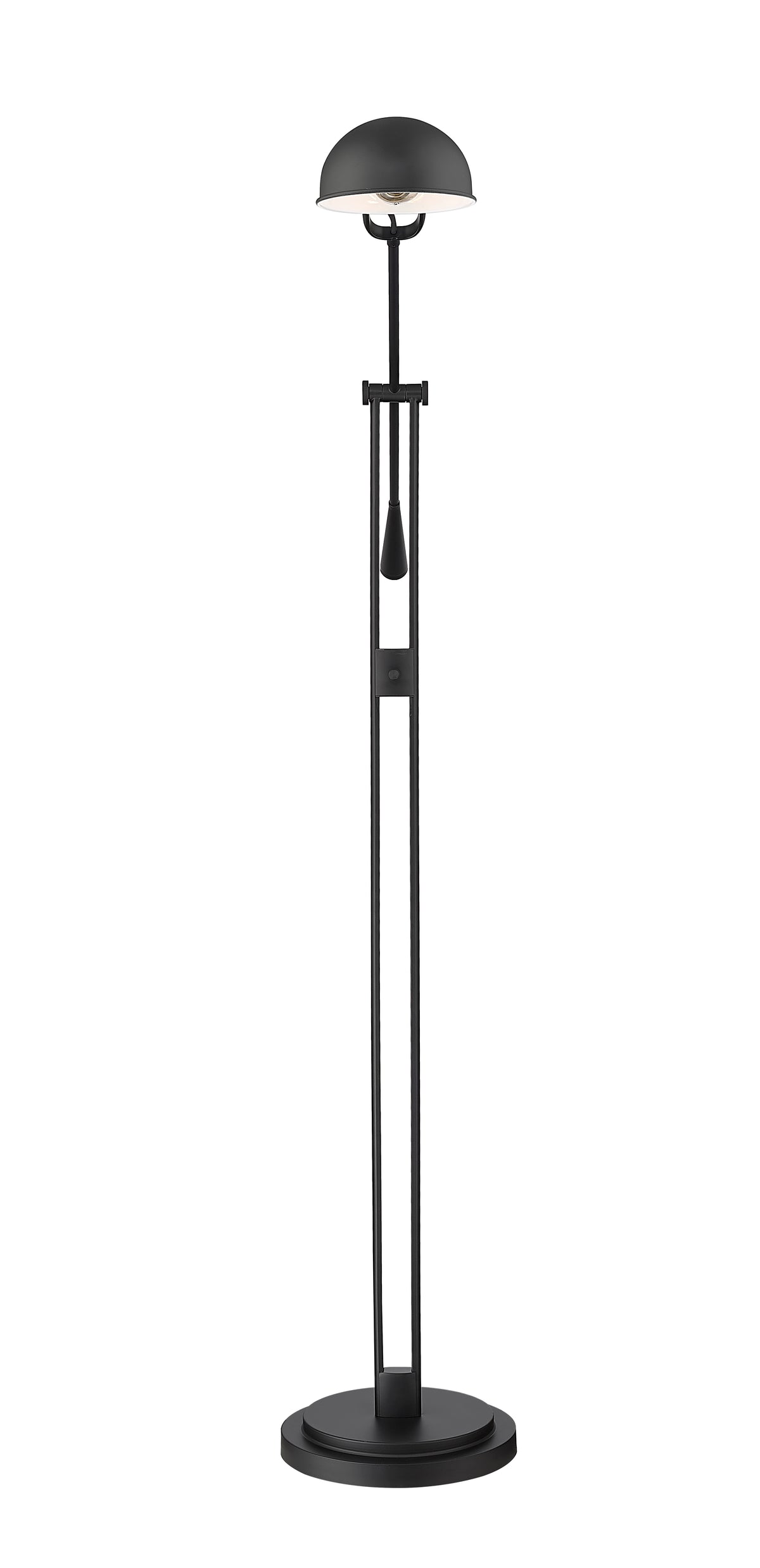 Lampe sur pied Grammercy Park Noir mat – vue 4