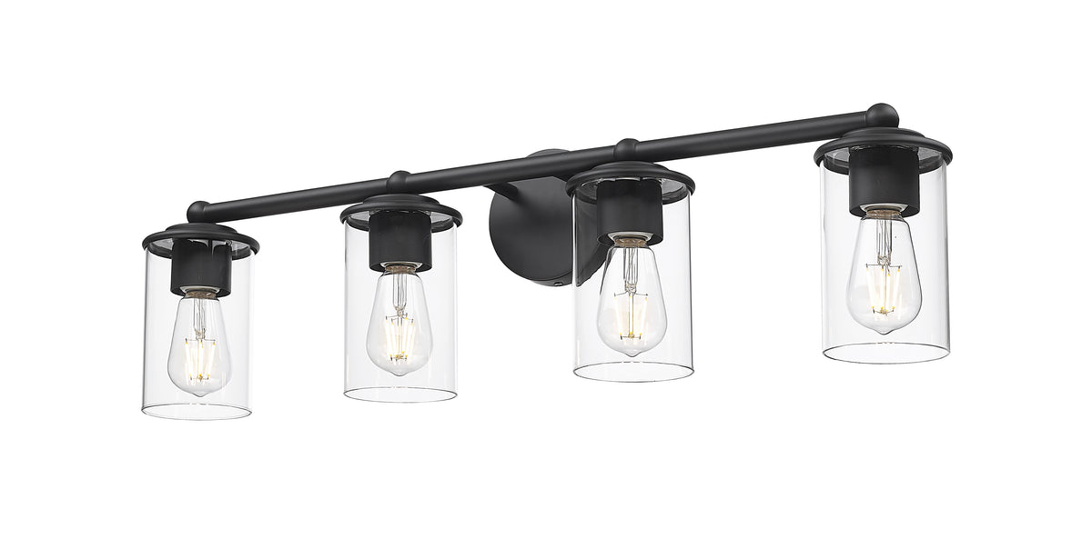 Luminaire de vanité Thayer Noir mat, 30 3/4" – vue 4