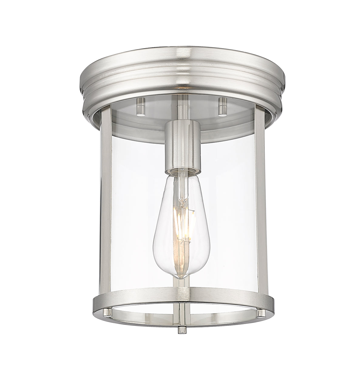 Plafonnier Thayer Nickel brossé, 9 1/4" – vue 4