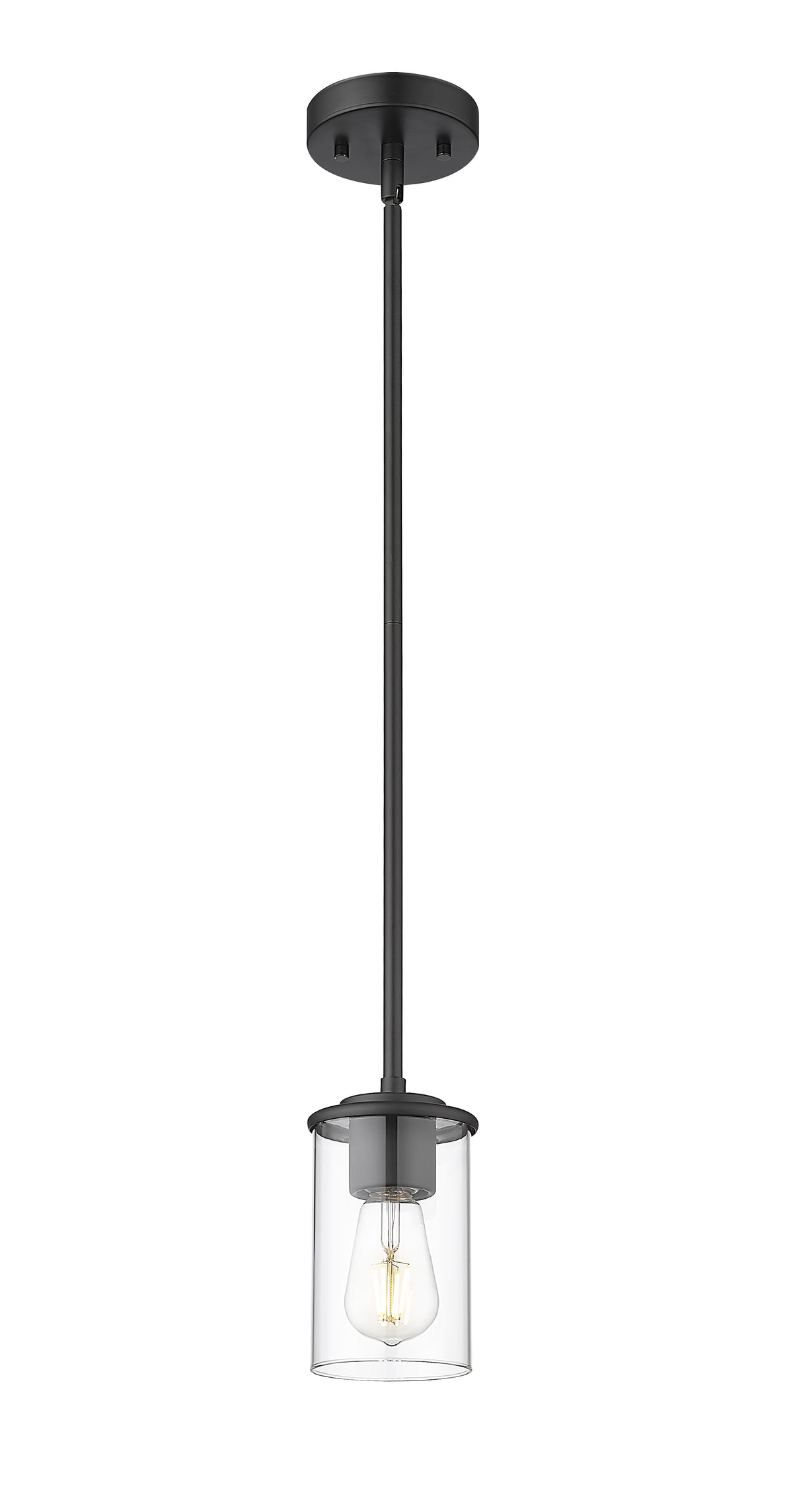 Mini-suspension Thayer Noir mat, nombre ampoules 1 – vue 4