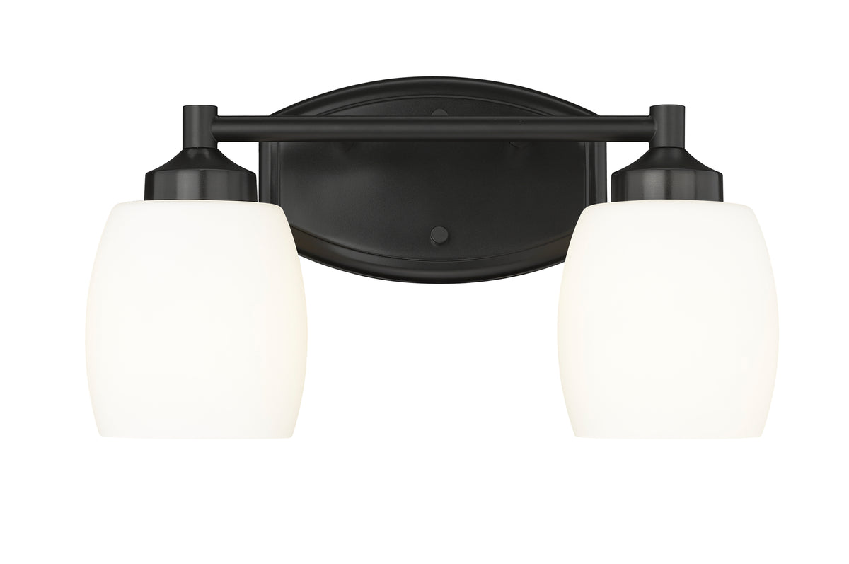 Luminaire de vanité Kendrick Noir mat, 14 1/2" – vue 5