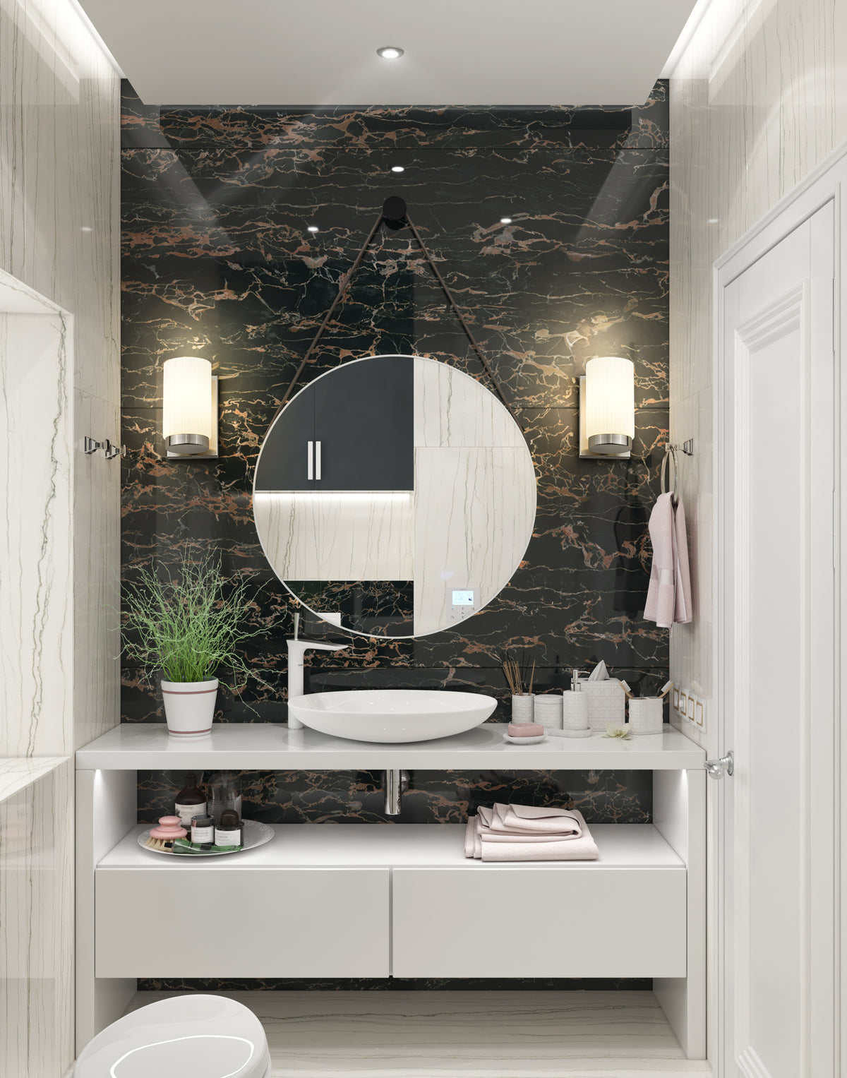 Applique murale Burk Nickel brossé – vue 3