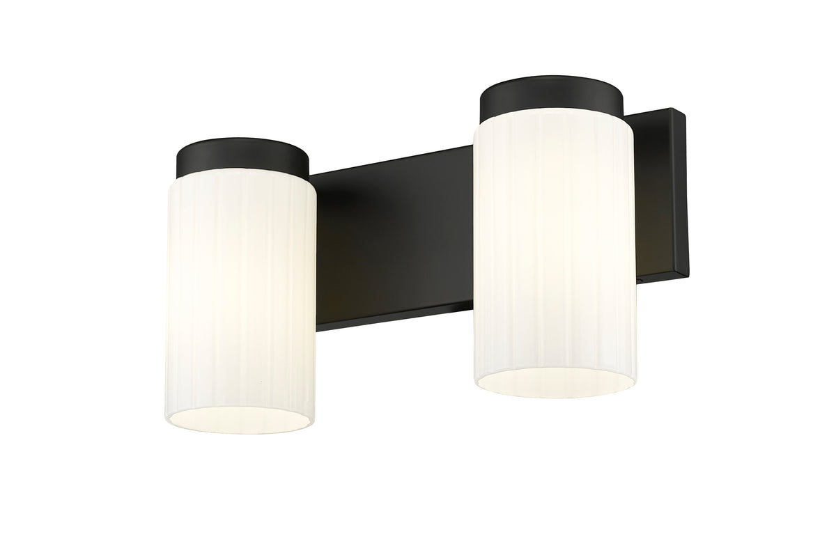 Luminaire de vanité Burk Noir mat, 13 3/4" – vue 4