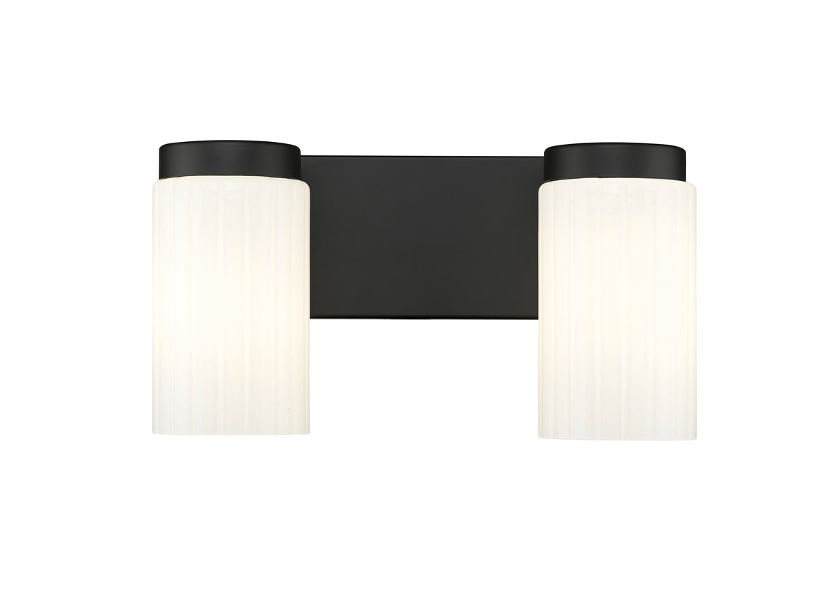 Luminaire de vanité Burk Noir mat, 13 3/4" – vue 5