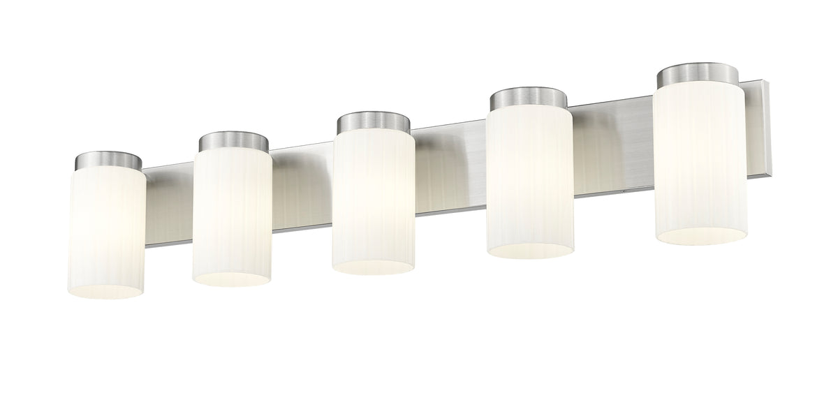 Luminaire de vanité Burk Nickel brossé, 38" – vue 4