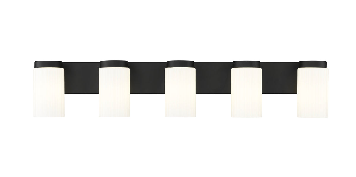 Luminaire de vanité Burk Noir mat, 38" – vue 5