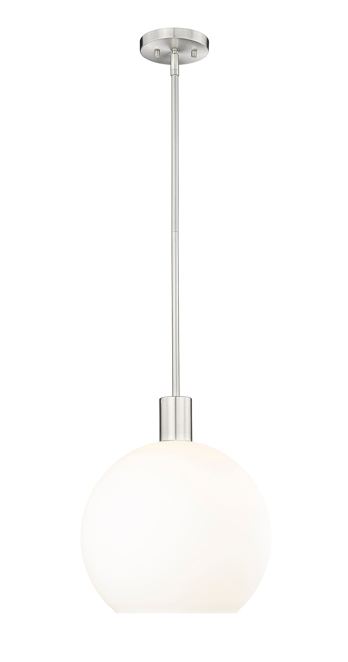 Suspension Margo Nickel brossé, Blanc – vue 4