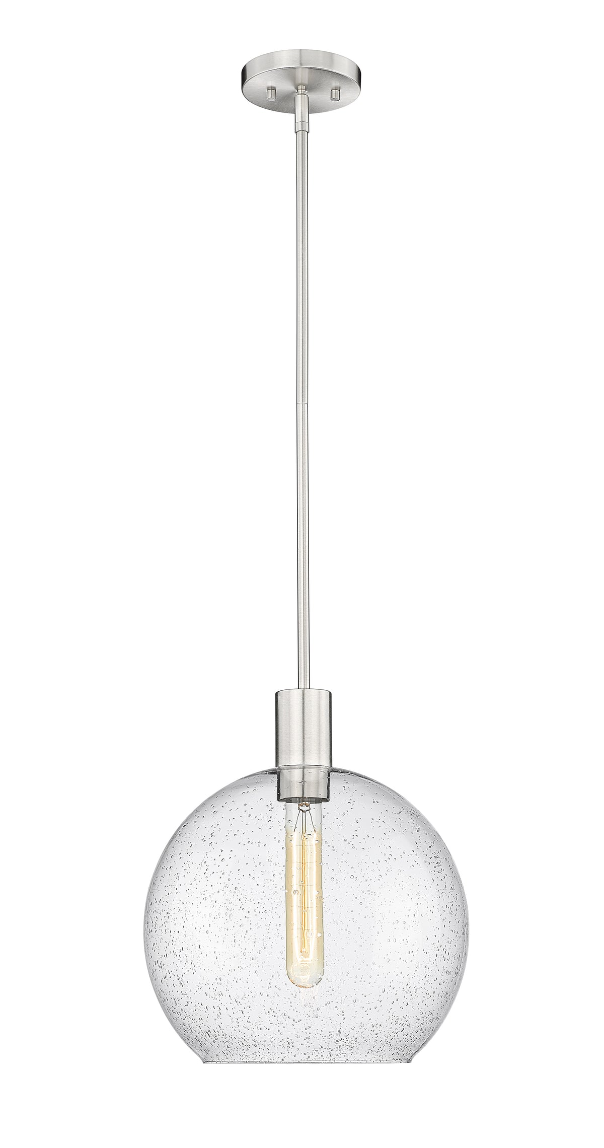 Suspension Margo Nickel brossé, Grené transparent – vue 4