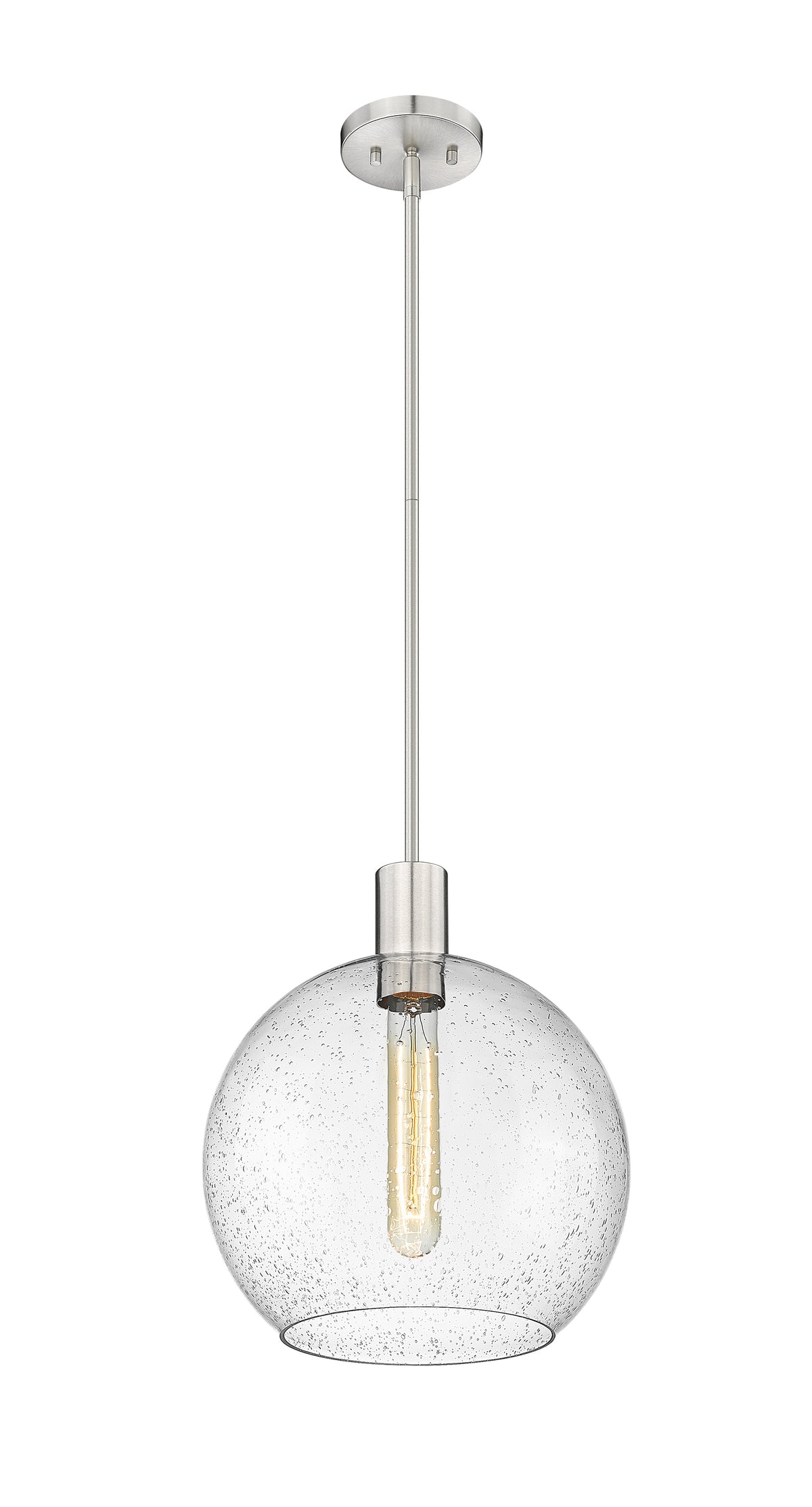 Suspension Margo Nickel brossé, Grené transparent – vue 5