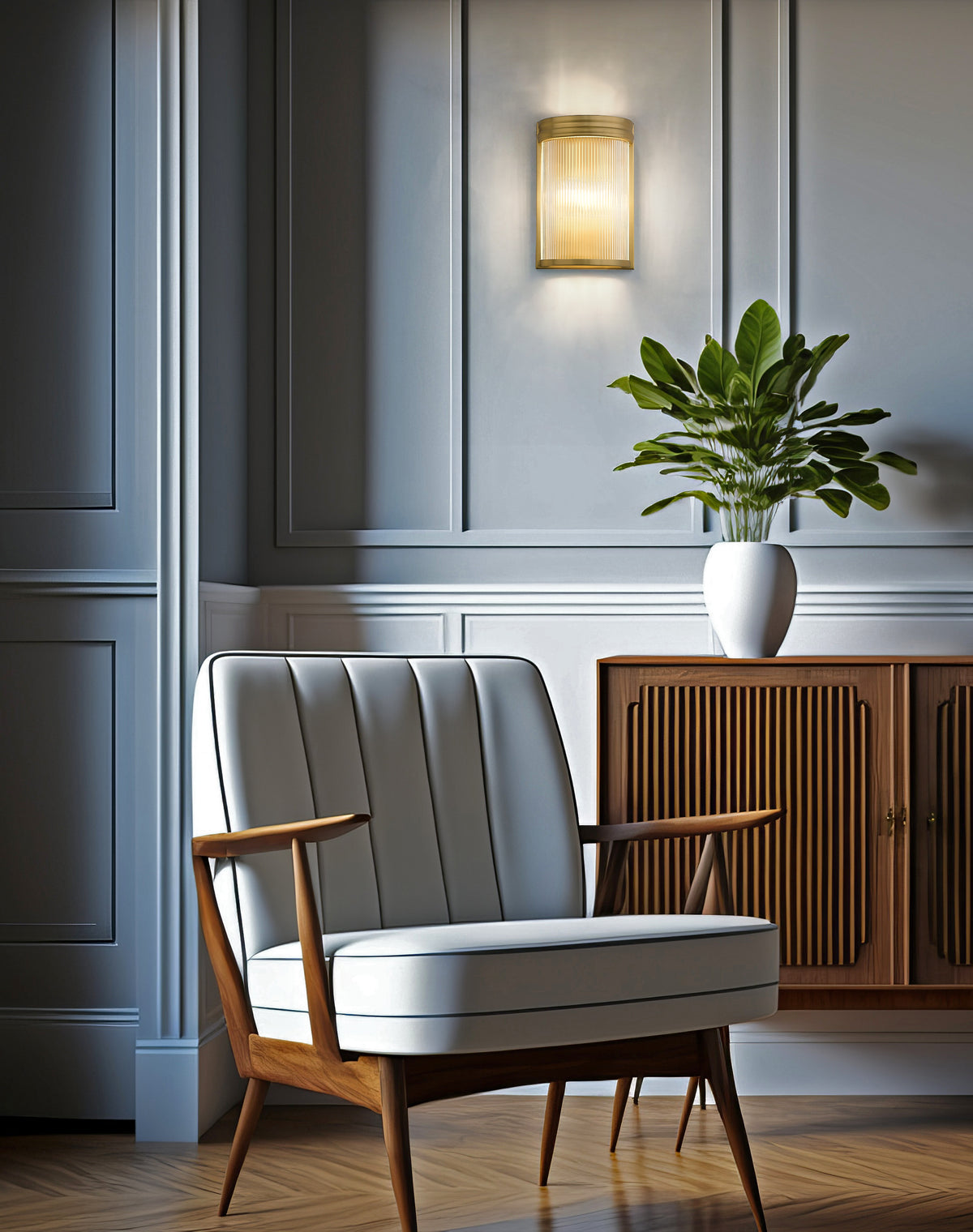 Applique murale Carnaby Or moderne – vue 2