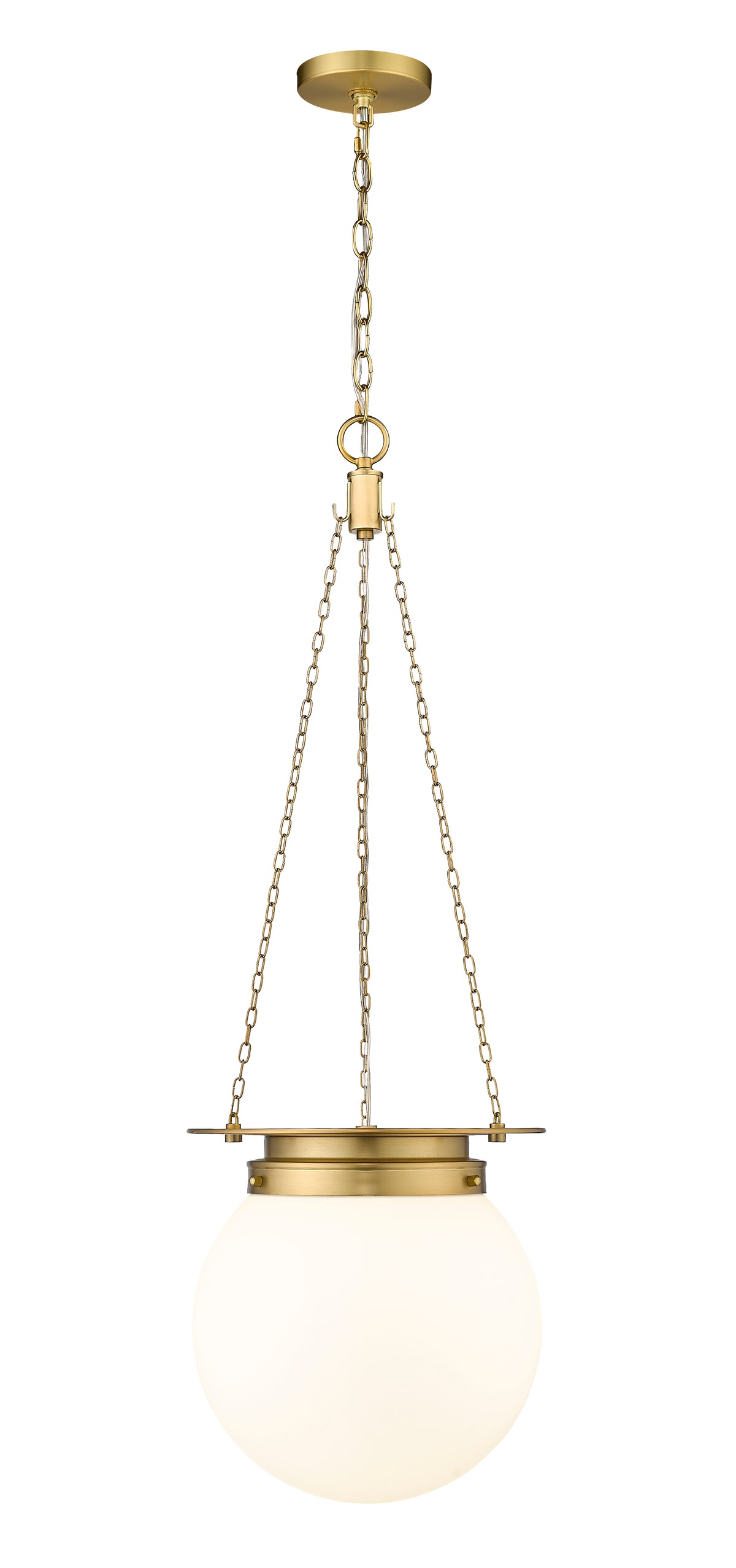 Suspension Calhoun Laiton patrimoine, Opale blanc – vue 4