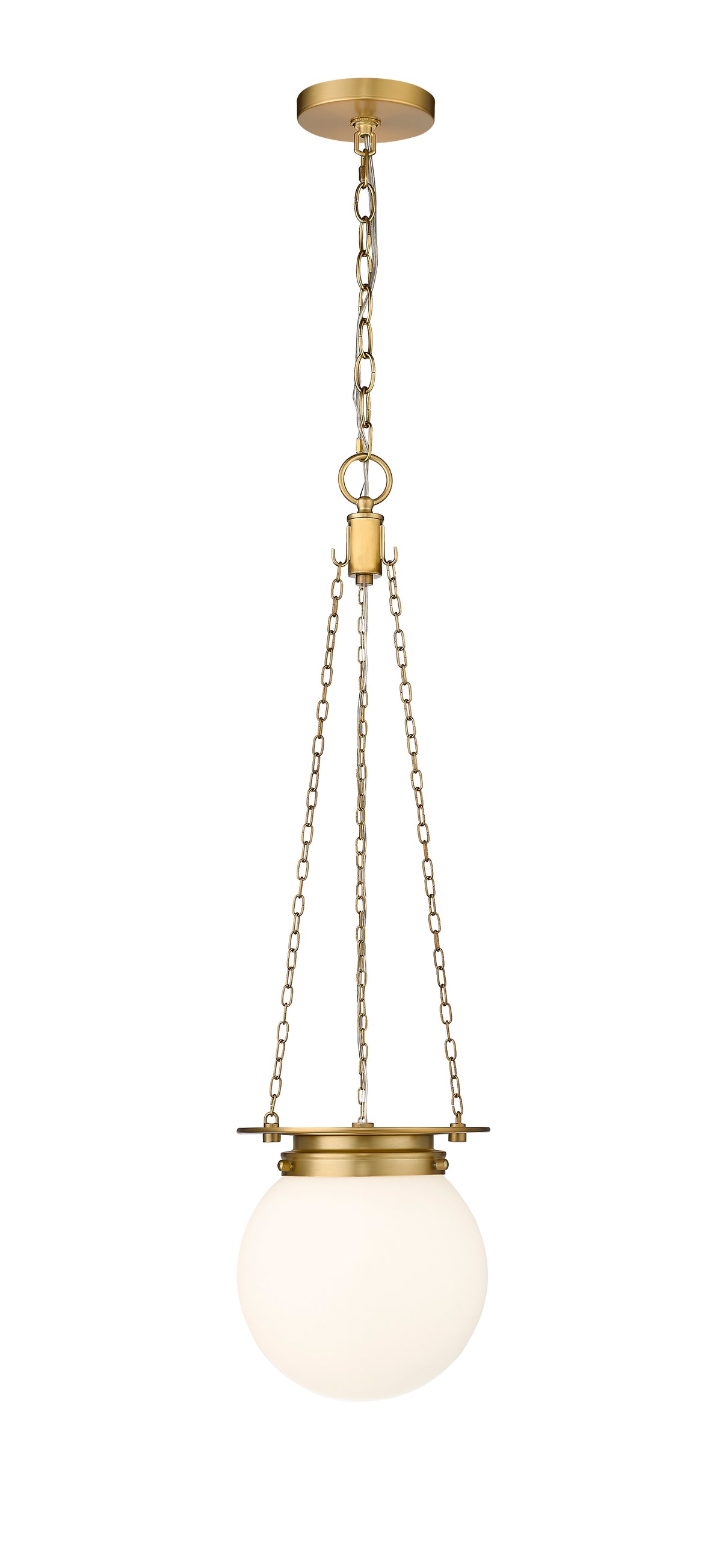 Mini-suspension Calhoun Laiton patrimoine, Opale blanc – vue 4