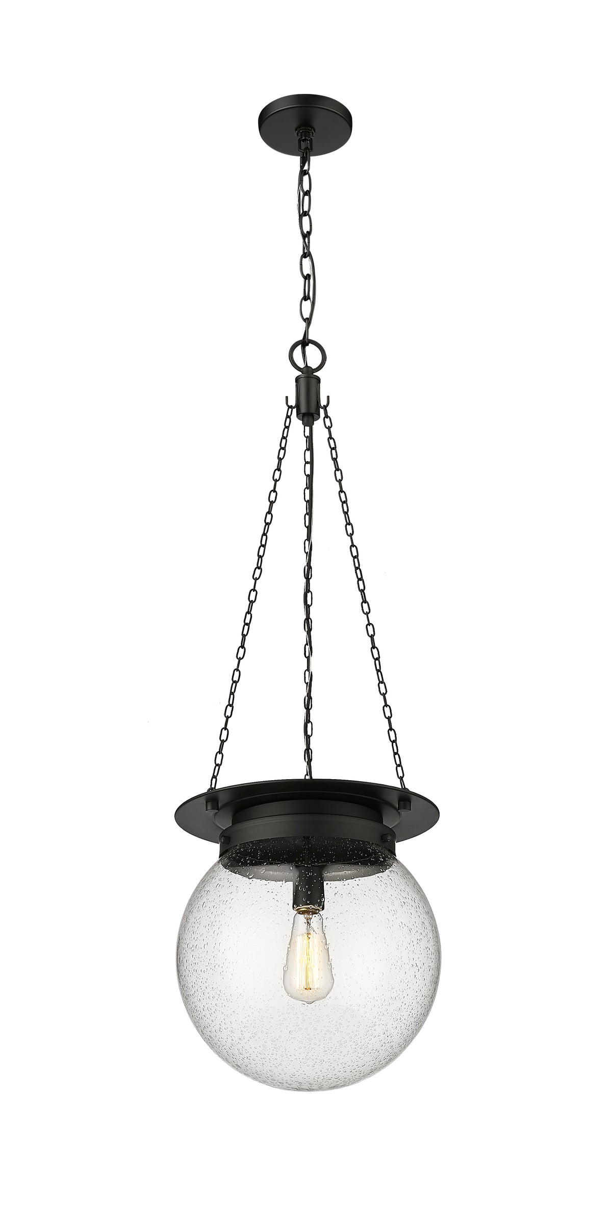 Suspension Calhoun Noir mat, Grené transparent – vue 5