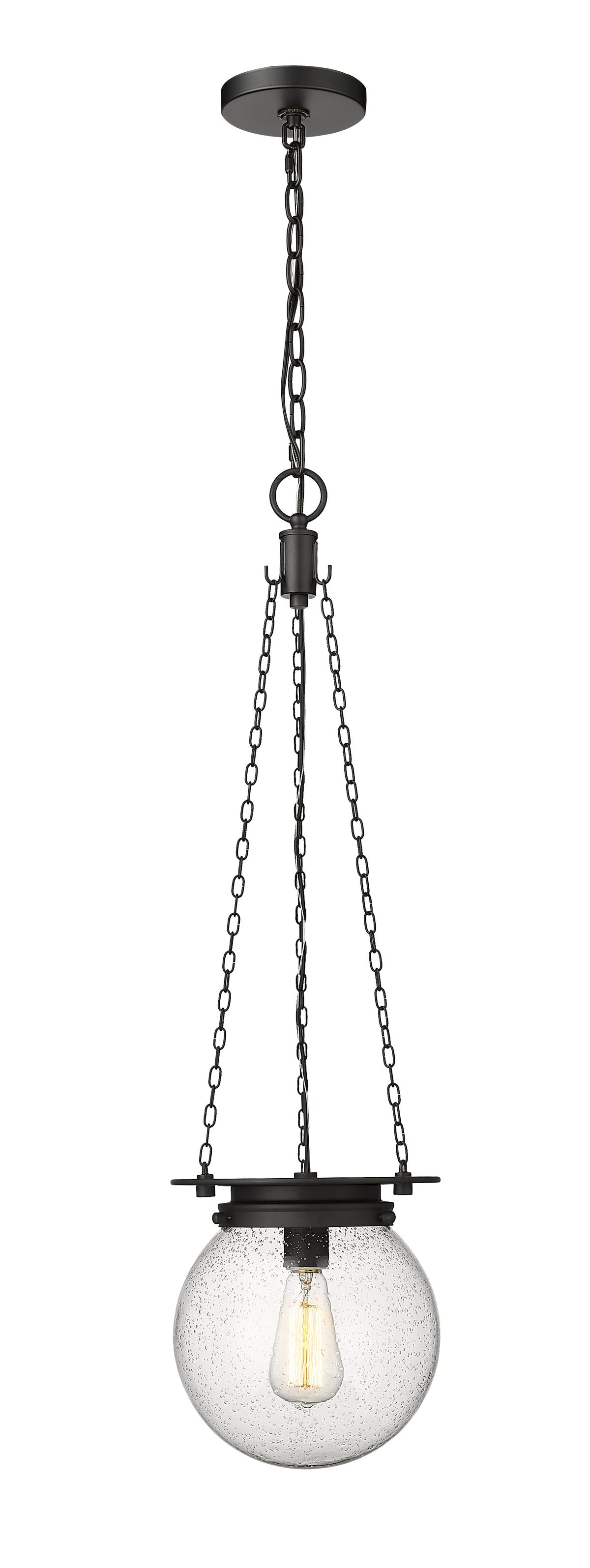 Mini-suspension Calhoun Noir mat, Grené transparent – vue 4