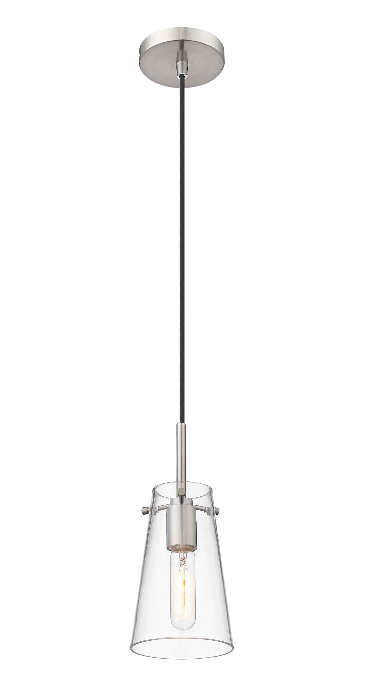 Mini-suspension Kira Câble, Nickel brossé, 8" – vue 5